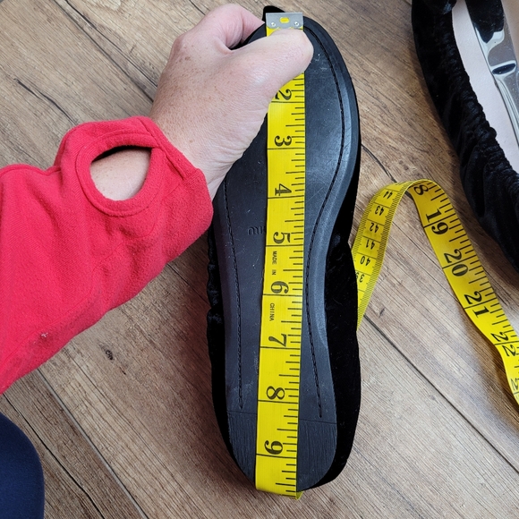 Miu Miu Prada Black Velvet leather lined Ballerina bow Flats 37 USA 6.5 - Picture 14 of 16